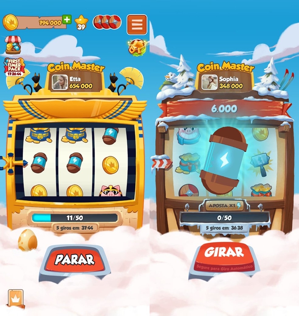 Giros Gratis Coin Master quinta 14/01 – Jogador Mobile