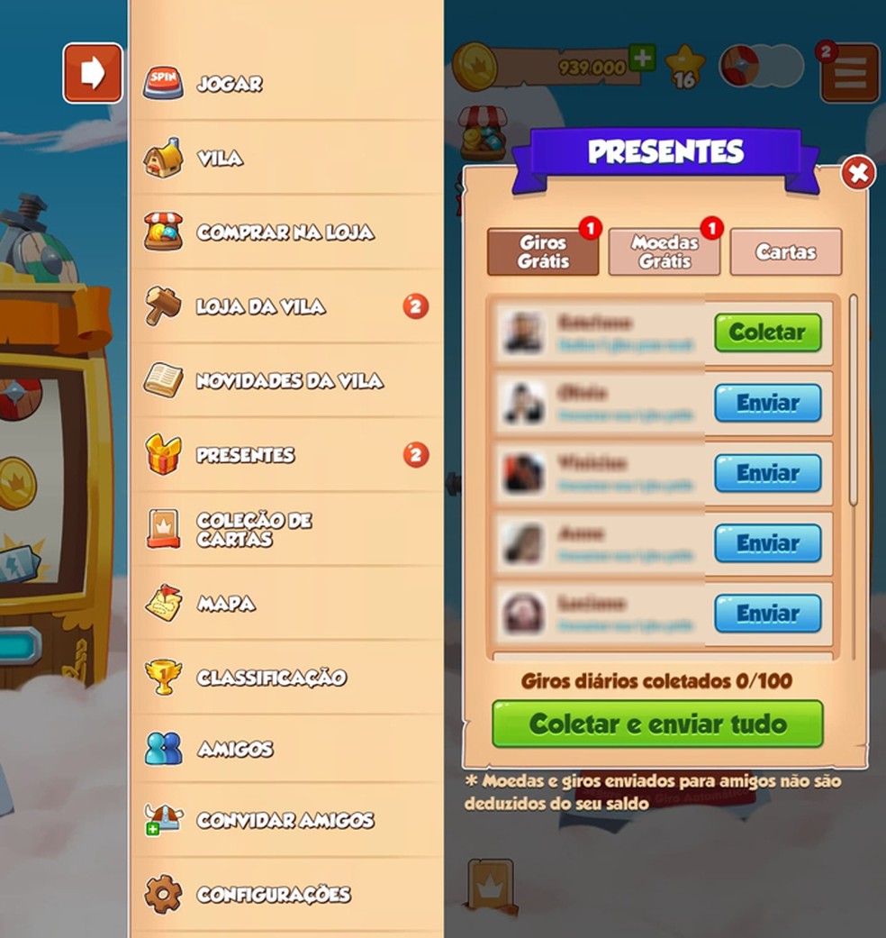 Coin Master  Como trocar CARTAS REPETIDAS por GIROS 